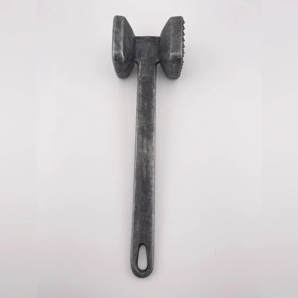 Vintage, Silver Meat Tenderizer Two Sided Hammer Mallet Tool